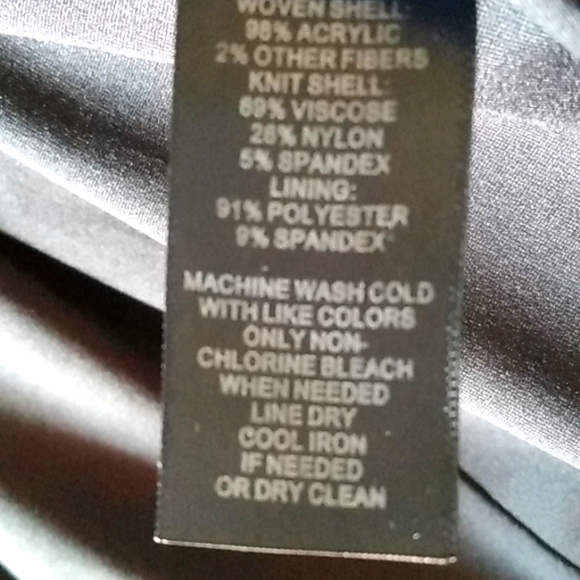 Whitehouse Blk Mkt Corpcore Career Casual DRESS Black White Tweed Boucle Size 4 - Picture 10 of 10